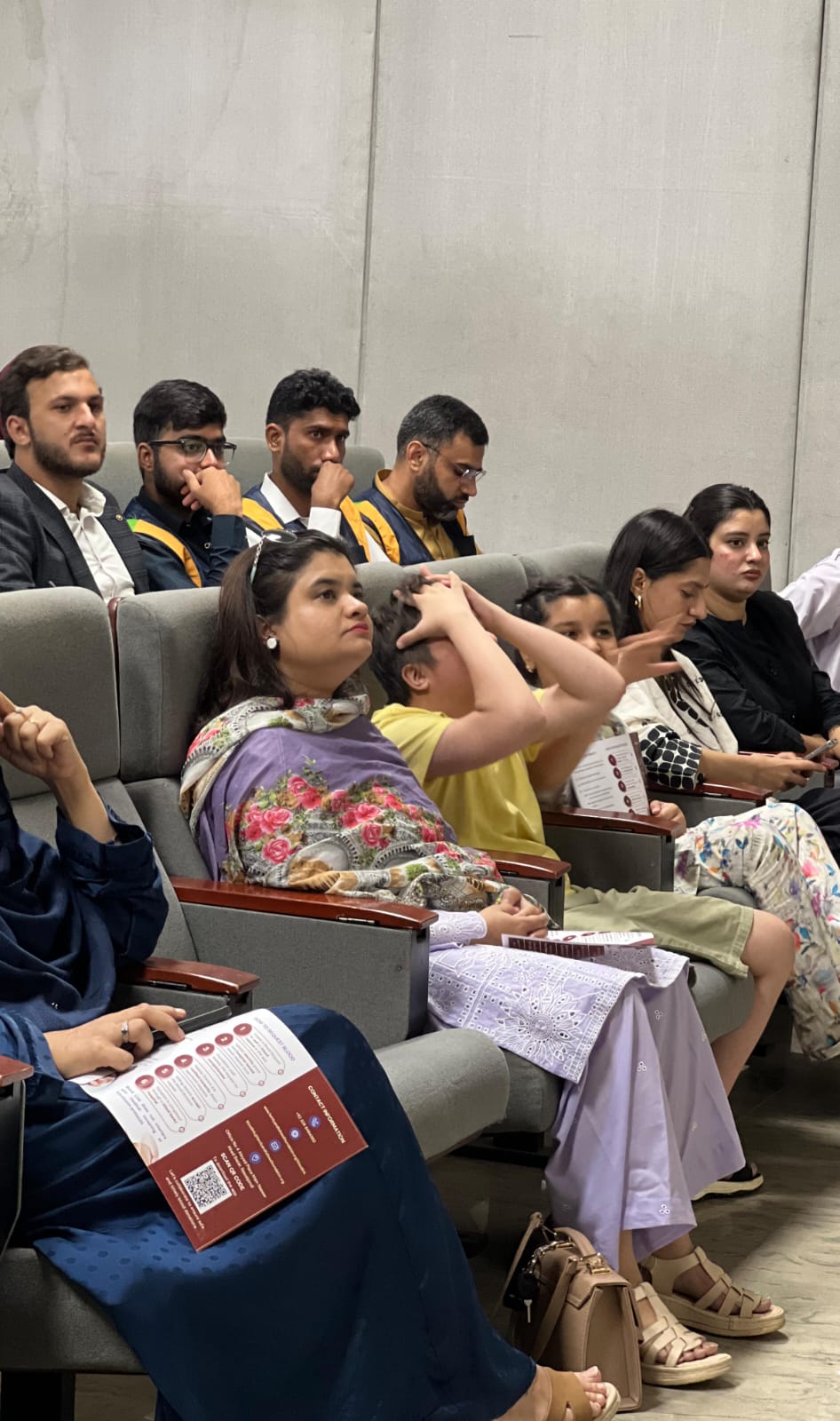 Blood donation activity at Al-Mizan Campus, Riphah International University, Rawalpindi during Awareness Session and MOU Signing at Riphah International University